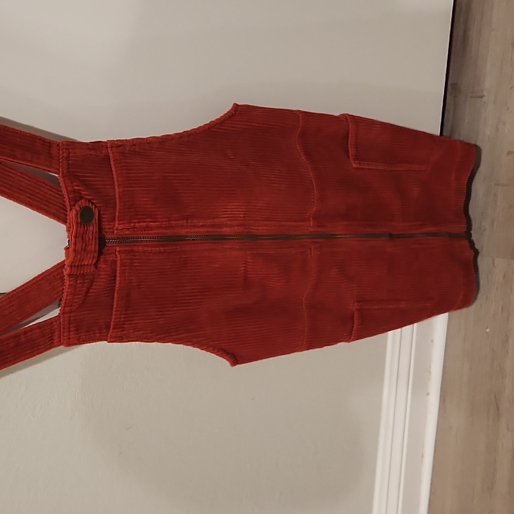 Corduroy Overalls Dress